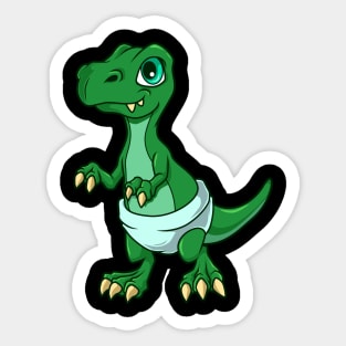 Kawaii Baby TREX Sticker